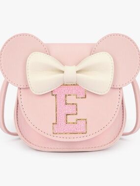 Toddler Girl “E” Minnie Mouse Bag